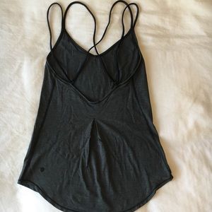 Dark grey lululemon tank
